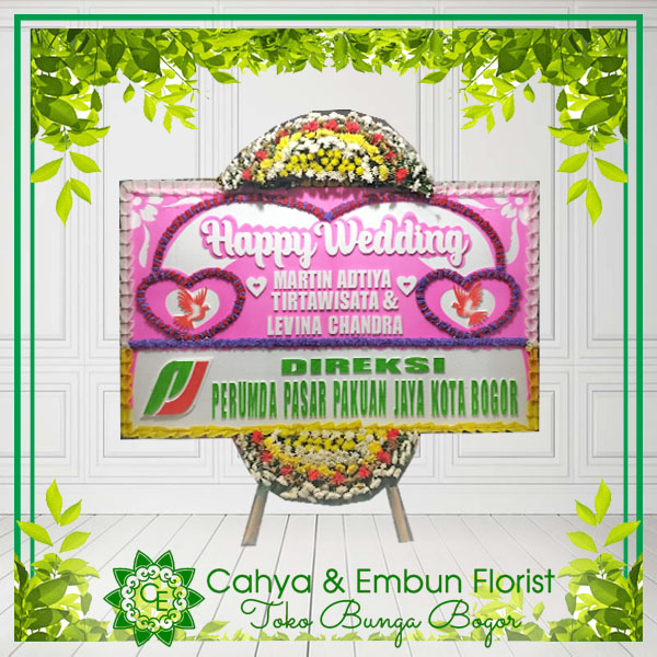 Bunga Papan Wedding 002